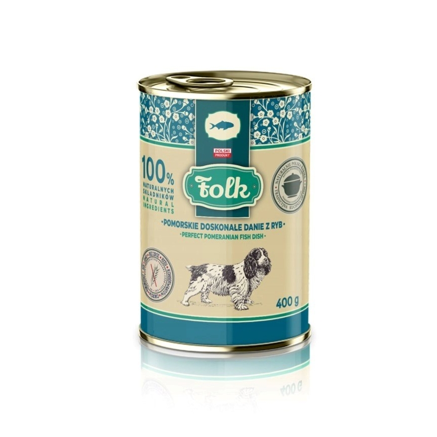 FOLK Pomeranian excellent fish dish - wet dog food - 400g