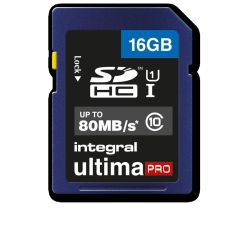 Integral INSDH16G10-80U1 16 GB SD UHS-I memory card