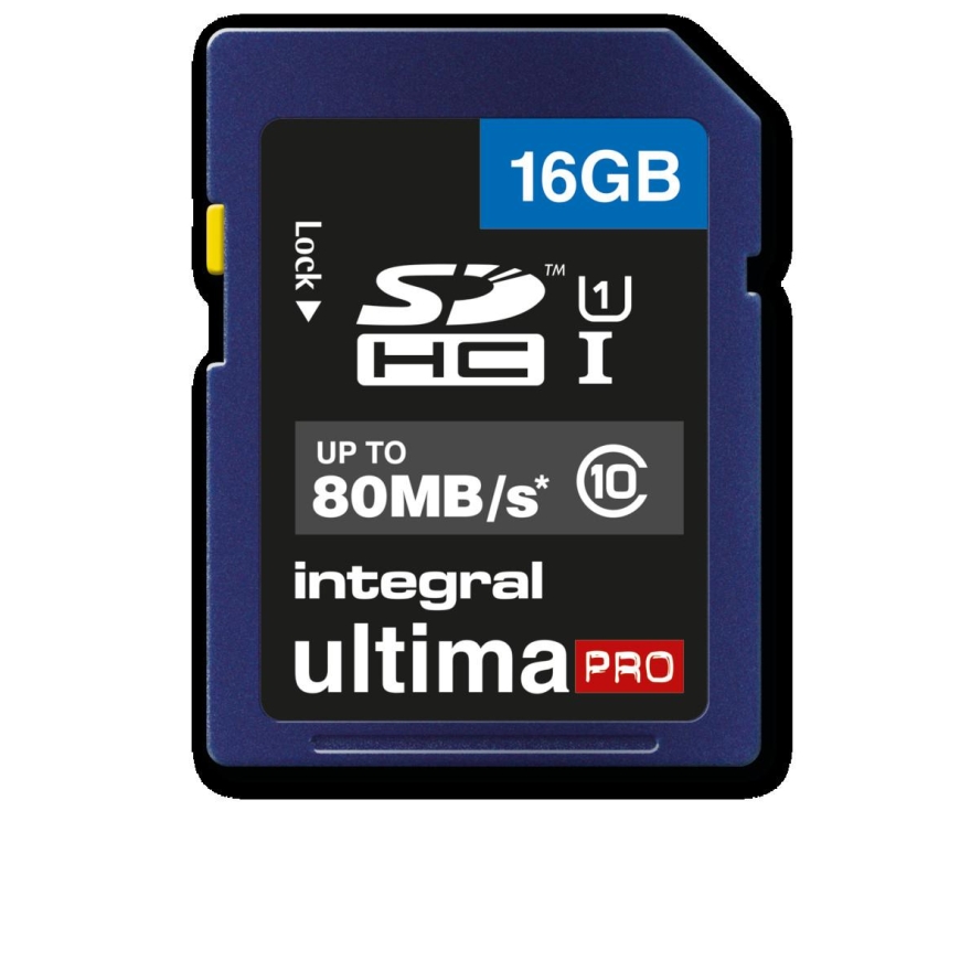 Integral INSDH16G10-80U1 16 GB SD UHS-I memory card