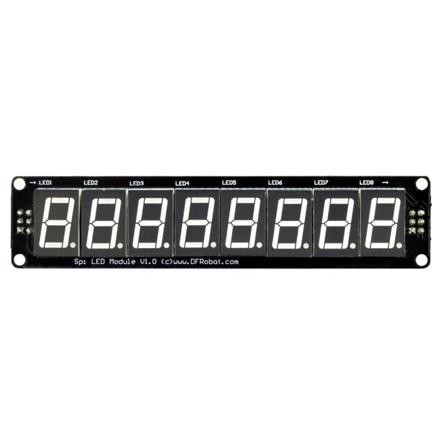 Dfrobot LED ekrāna modulis, 8 cipari, saderīgs ar Arduino – 3