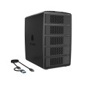 ICY BOX IB-RD3705-CU3 kettamassiiv 0 TB Lauaarvuti Must
