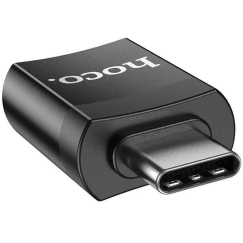 Hoco UA17 USB-C/USB-A OTG Black