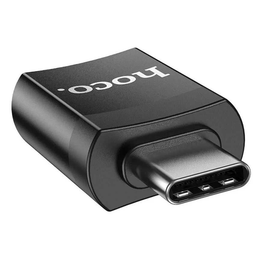 Hoco UA17 USB-C/USB-A OTG Black