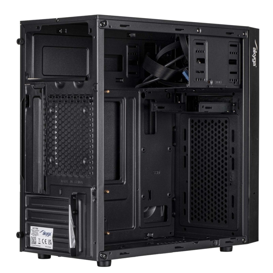 Akyga Корпус Micro ATX AK19BK USB-C + USB 3.0 + 2x USB 2.0 черный без БП Micro Tower Black – 4