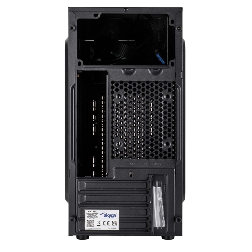Akyga Obudowa Micro ATX AK19BK USB-C + USB 3.0 + 2x USB 2.0 czarna bez PSu Micro Tower Black – 5