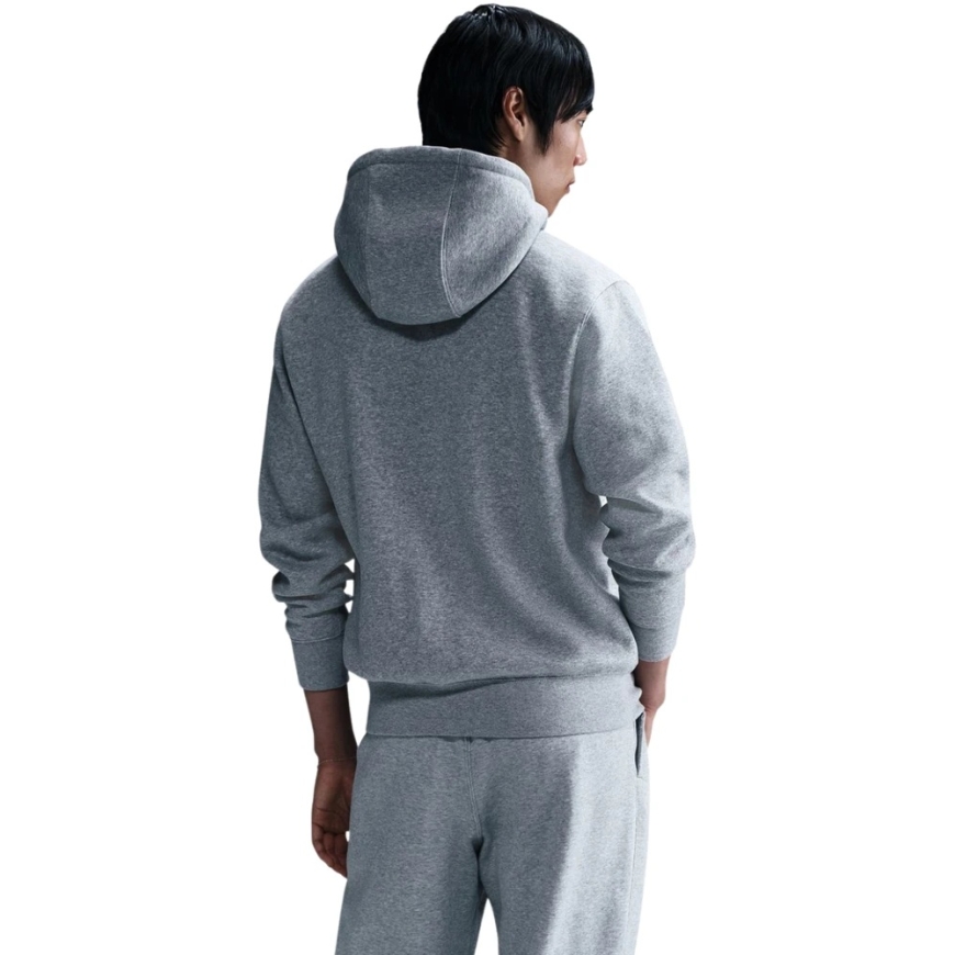 Meeste kapuutsiga ja lukuga sviiter Nike Club BB, hall – 2