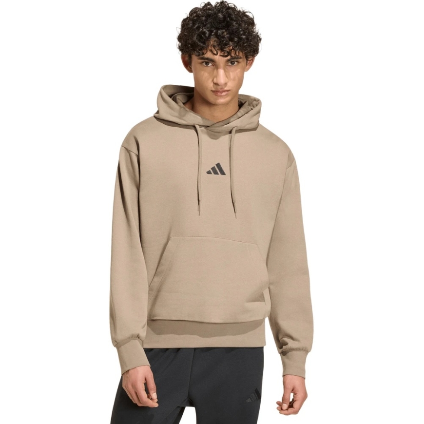 Men's hoodie adidas Essentials Feelcozy sand color KF2364 (L)