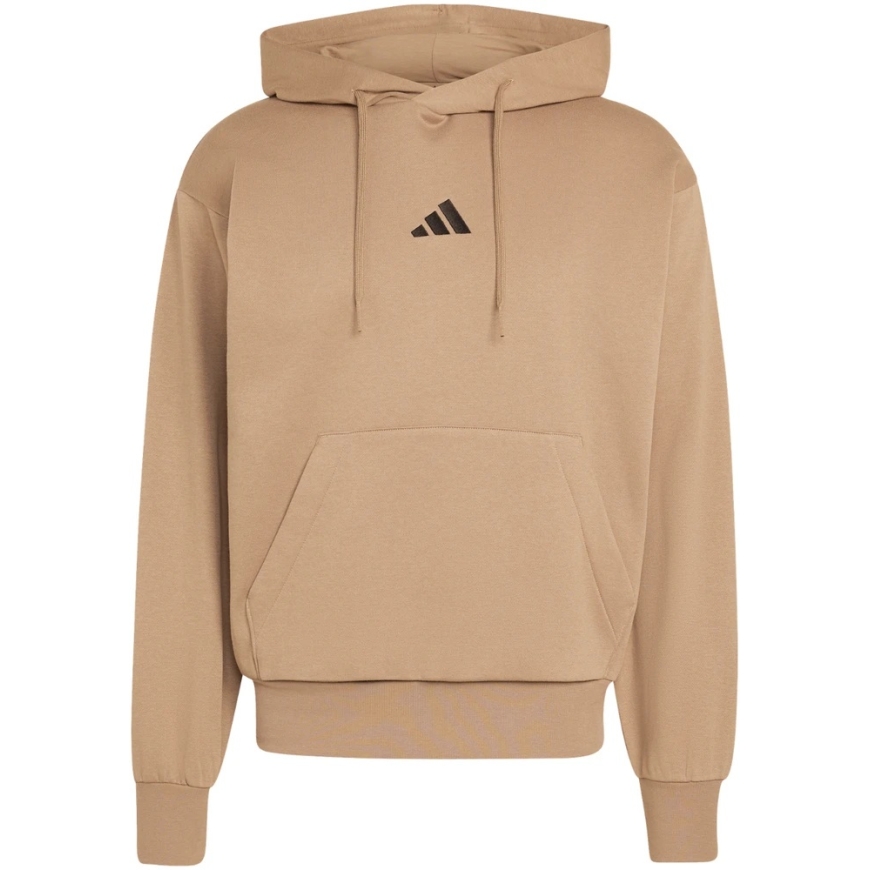 Vīriešu kapuce adidas Essentials Feelcozy smilšu krāsā KF2364 (L) – 2