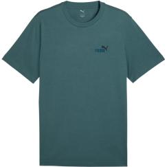 Men's T-shirt Puma Ess 2 Color Small No. 1 Logo Tee green 684717 90 (S)