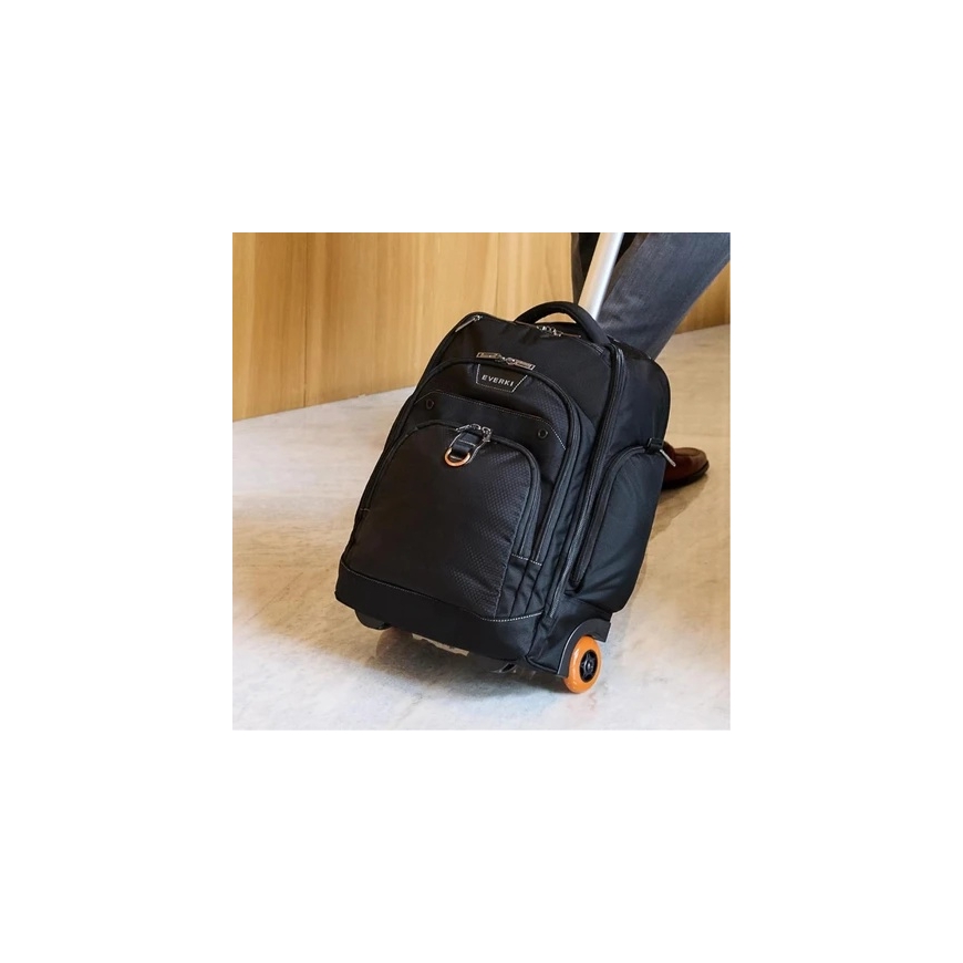 EVERKI Atlas 13-17,3" ECO ar riteņiem mugursoma – 3