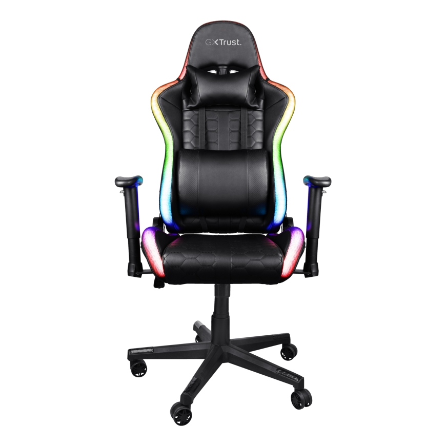 Trust GXT 716 Rizza Universali kompiuterinių žaidimų kėdė Minkšta sėdynė Juoda – 3
