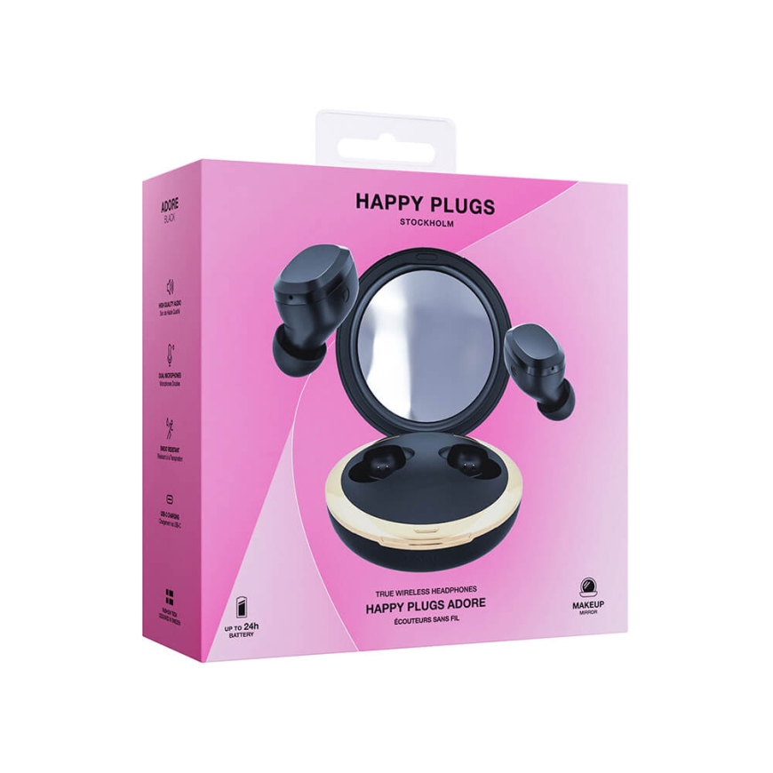 Happy Plugs Kuuloke Adore In-Ear Musta – 2