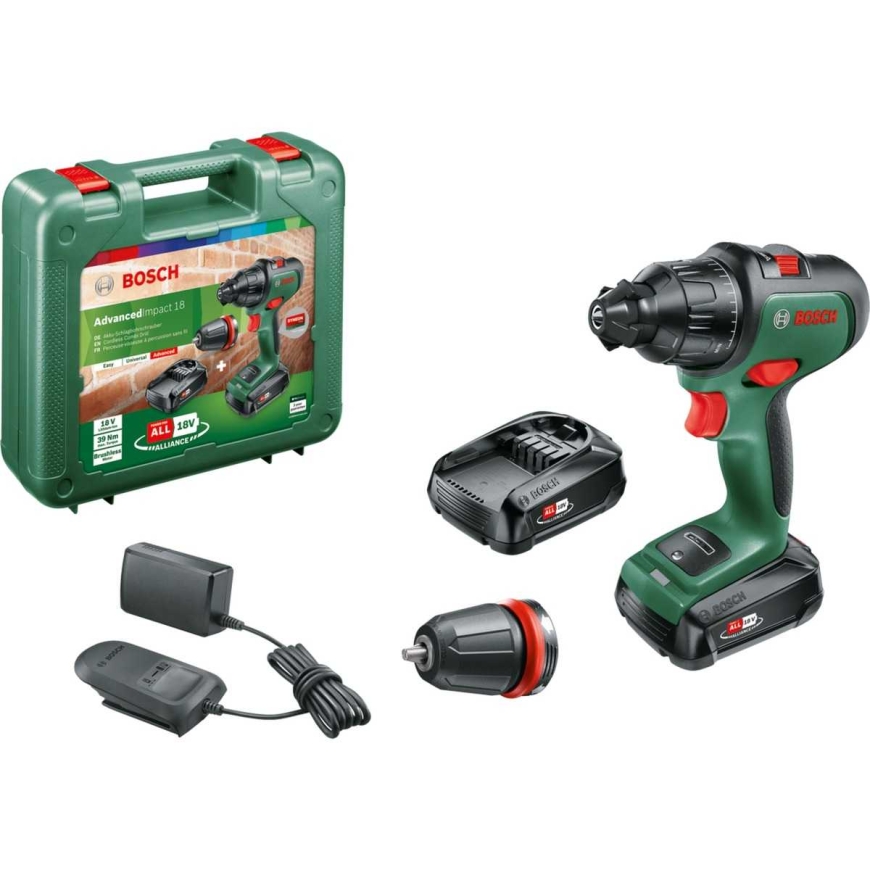 Italeri Bosch cordless impact drill AdvancedImpact 18 (green/black, 2x L