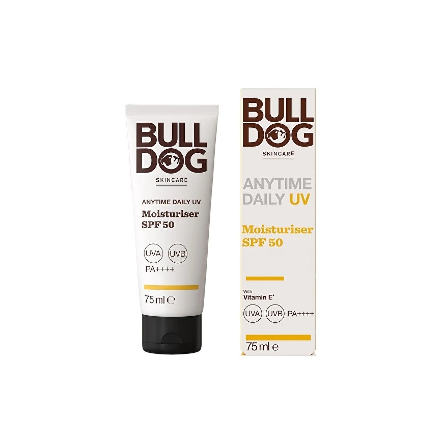 Bulldog Hydrating Face Cream SPF 50 Anytime Daily Moisturise 75 ml