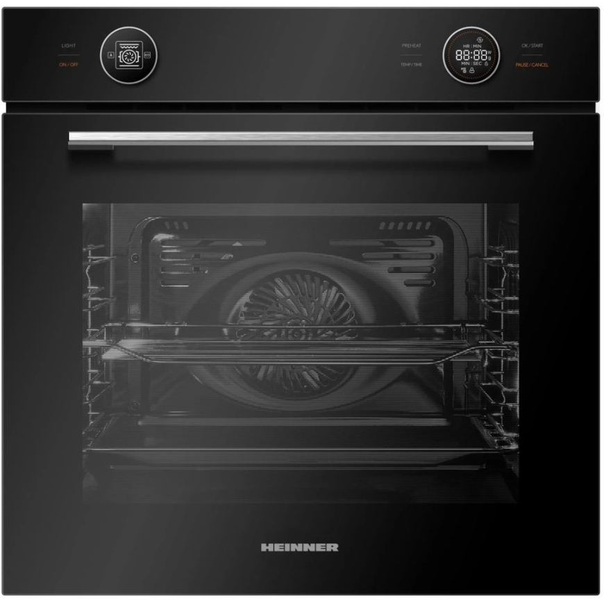 Built-in oven 72L with self-cleaning function, HBO-M7210GCDRC-GBK HEINNER