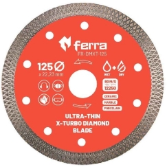 Ferra õhuke X-Turbo teemantketas kuiv- ja märgpuiduks, Ø125mm