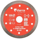 Ferra ultratonкий X-Turbo алмазный диск для сухой и влажной резки, Ø125mm
