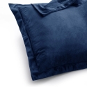 Satiinist padjapüürid 45 × 45 cm, indigo, 2 tk