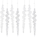 Edelman Christmas Ball Shape Plastic Safe Icicle height: 18 cm 7 pcs. Mica Edelman Christmas Ball Shape Plastic Safe Icicle height: 18 cm 7 pcs. Mica