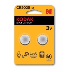 Kodak Max ličio CR2025 2 vnt