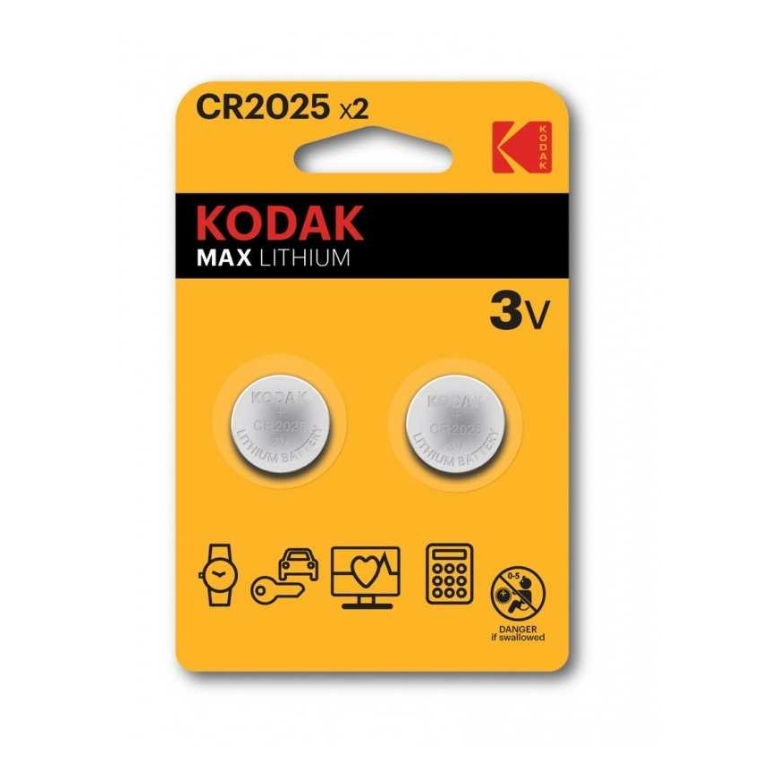 Kodak Max lithium CR2025 2pcs