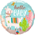 Folat alumiinballoon "Tere, beebi" Llama 45cm Folat alumiinballoon "Tere, beebi" Llama 45cm