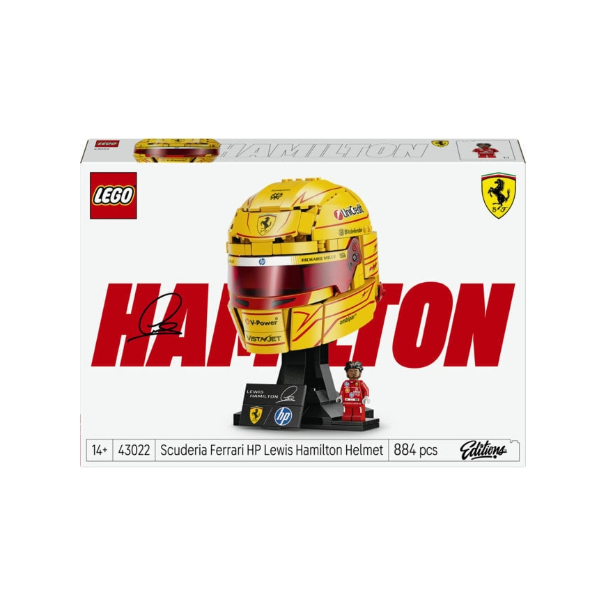 LEGO Editions 43022 Scuderia Ferrari HP helmet – Lewis Hamilton