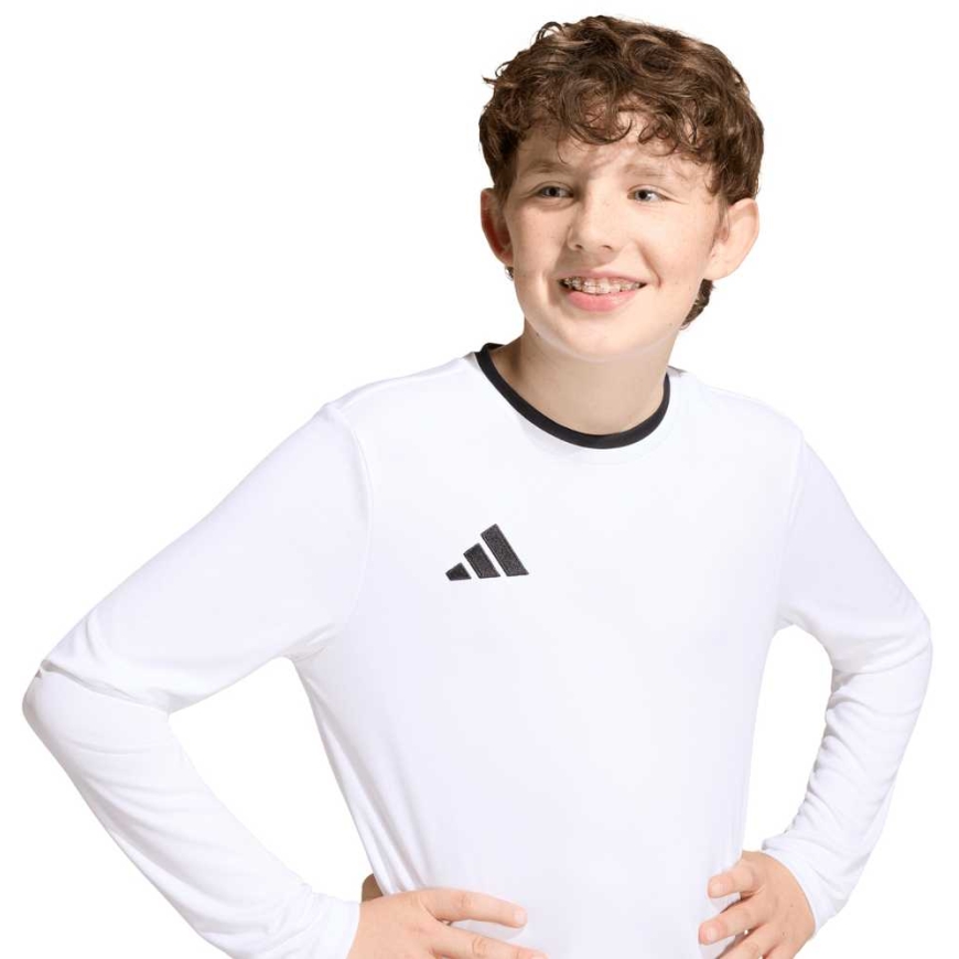 adidas Entrada 26 Long Sleeve Jersey for Kids white KF5874 (152cm) – 5