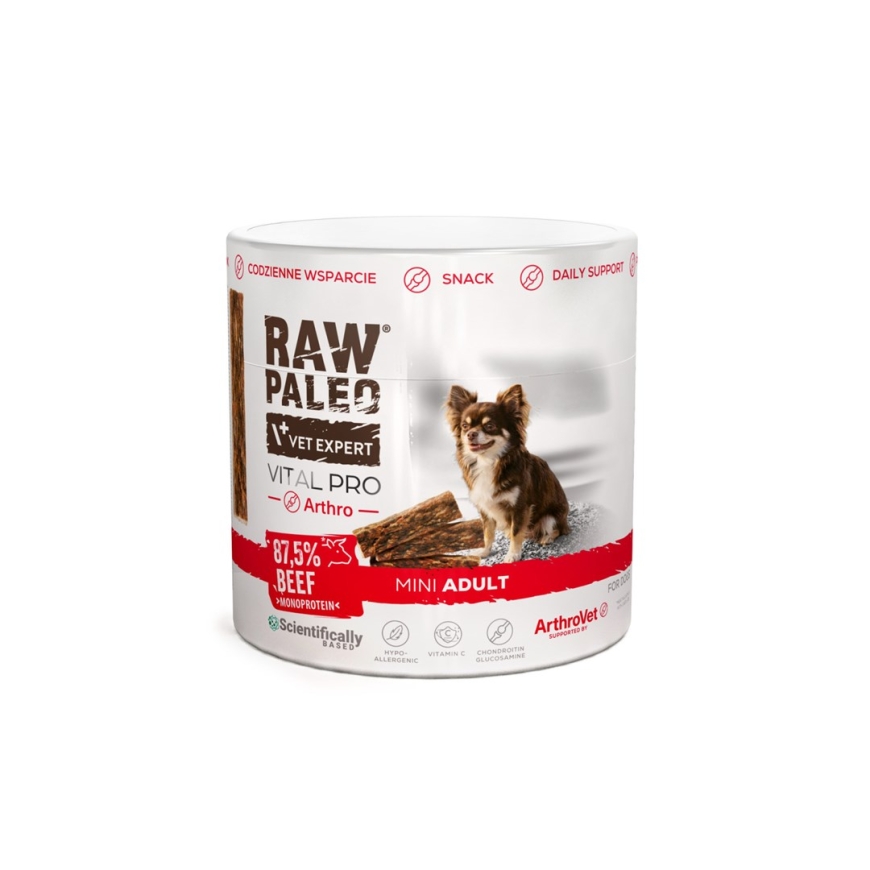 VETEXPERT Raaka Paleo Vital Pro Arthro Naudanmopo Mini Mono - koiranherkku - 100g