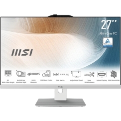 Stacionarus kompiuteris MSI Modern AM272P 1M-1428AT All-in-One baltas 27" (68,6cm) FHD Ekranas, Intel Core 5 120U, 16GB DDR5 RAM