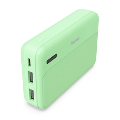 Hama Pocket 10 Liitiumpolümeer (LiPo) 10000 mAh Roheline