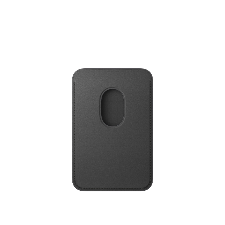 Apple iPhone FineWoven rahakott MagSafega, must – 2