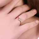 Luca Barra Adjustable Gold-Plated Ring with Zirconia ANK603 Luca Barra Adjustable Gold-Plated Ring with Zirconia ANK603