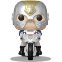 FUNKO POP! Vinila figūriņa: Peacemaker - Peacemaker uz miera velosipēda, ~9 cm