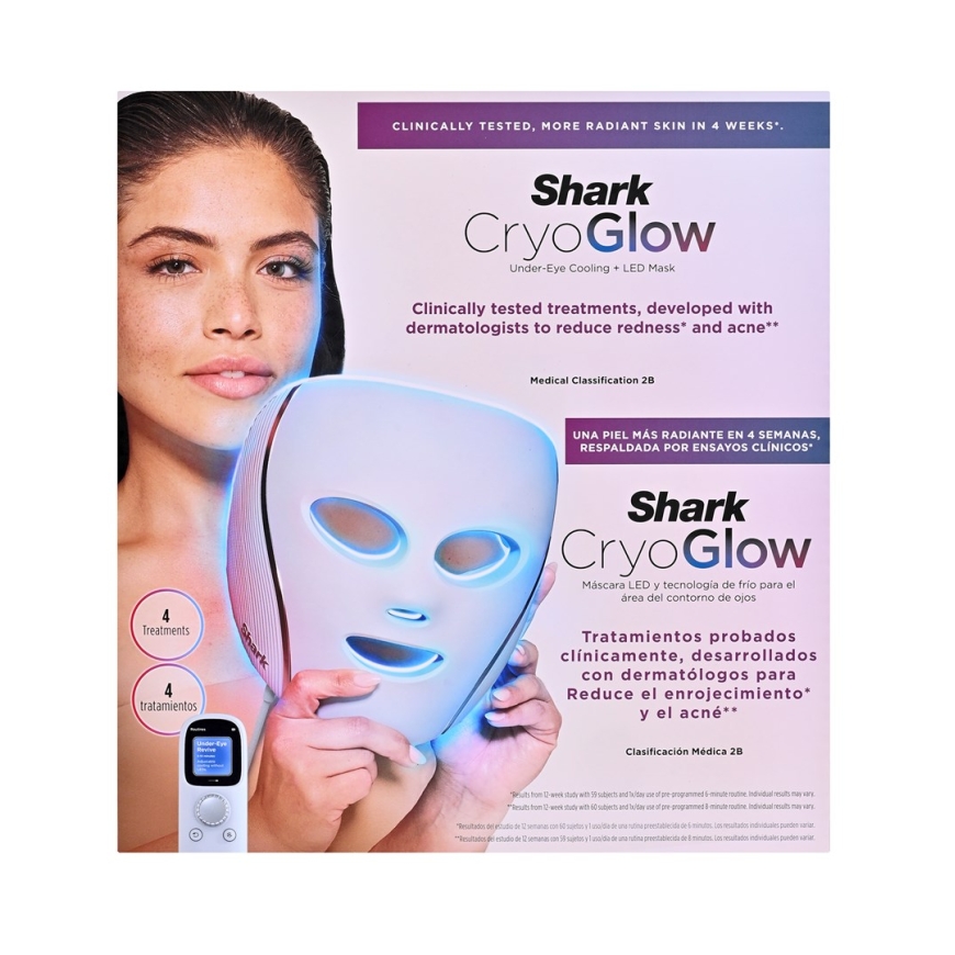 Shark CryoGlow FW312EU LED mask with eye area cooling – 4