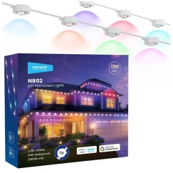 Āra LED gaisma - NEEWER NR02 15 m RGBCW āra apgaismojuma komplekts