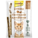 GIMCAT Палочки индейка и кролик - лакомство для кошек - 4шт GIMCAT Палочки индейка и кролик - лакомство для кошек - 4шт
