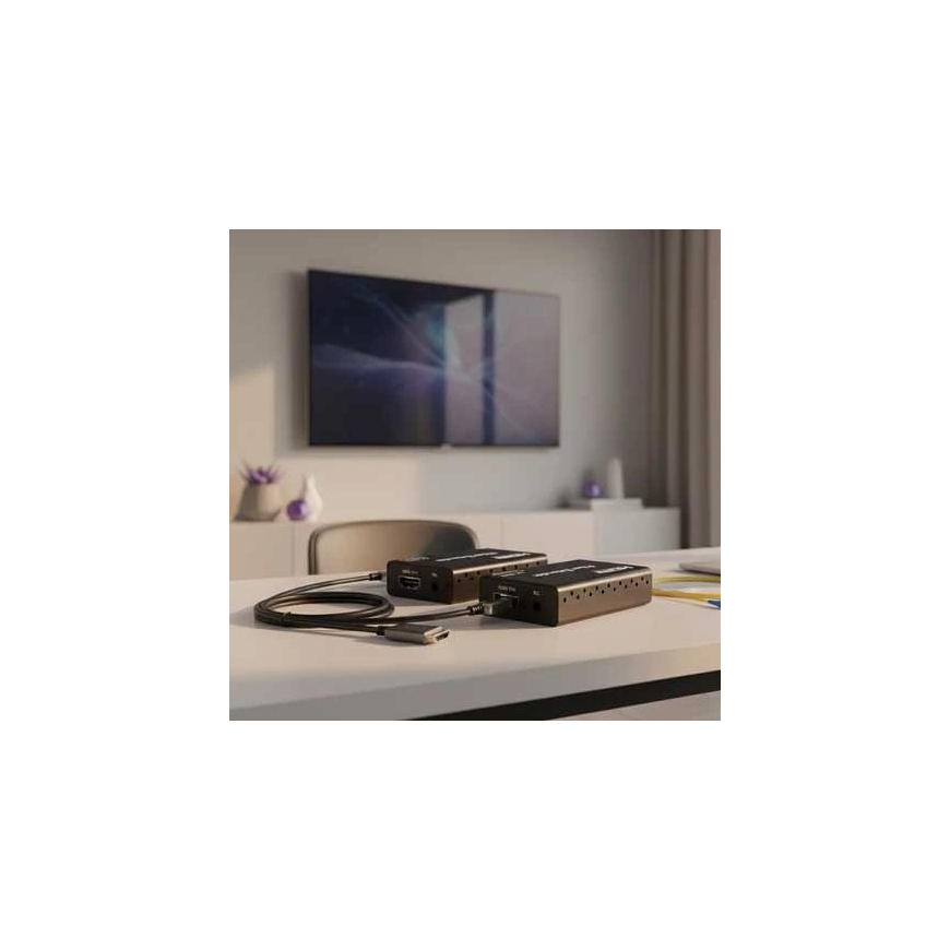Spacetronik HDMI uz optisko šķiedru konvertētājs SPH-FO10 4K 30Hz