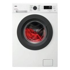 AEG LWK6A50680 skalbyklė-džiovyklė Pastatomi Pakraunama per priekį Balta