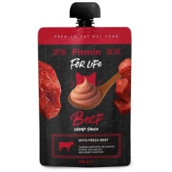 FITMIN Fitmin kass For Life kotike koorekastmes veiseliha 100 g