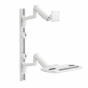 Spacetronik SPAWM211 seinäkiinnike monitoreille ja näppäimistöille Spacetronik SPAWM211 seinäkiinnike monitoreille ja näppäimistöille