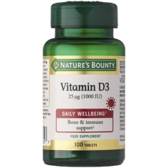 Natures Bounty VITAMIINI D3 1000 IU 100 tablettia