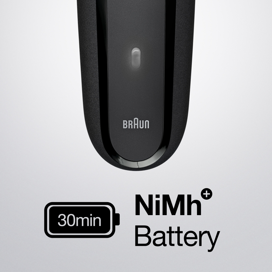 Braun Series 3 300BT Rotācijas skuveklis Trimmeris Melns – 3