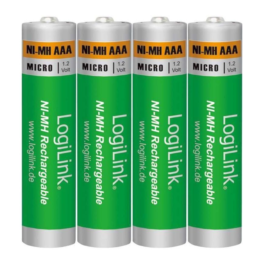 Logilink Įkraunamos Micro AAA R3 4vnt