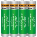 Logilink Uzlādējamās Micro AAA R3 4gab.
