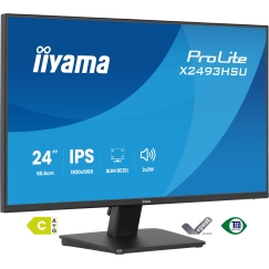 iiyama ProLite X2493HSU-B1 tietokoneen litteä näyttö 60,5 cm (23.8") 1920 x 1080 pikseliä Full HD LE