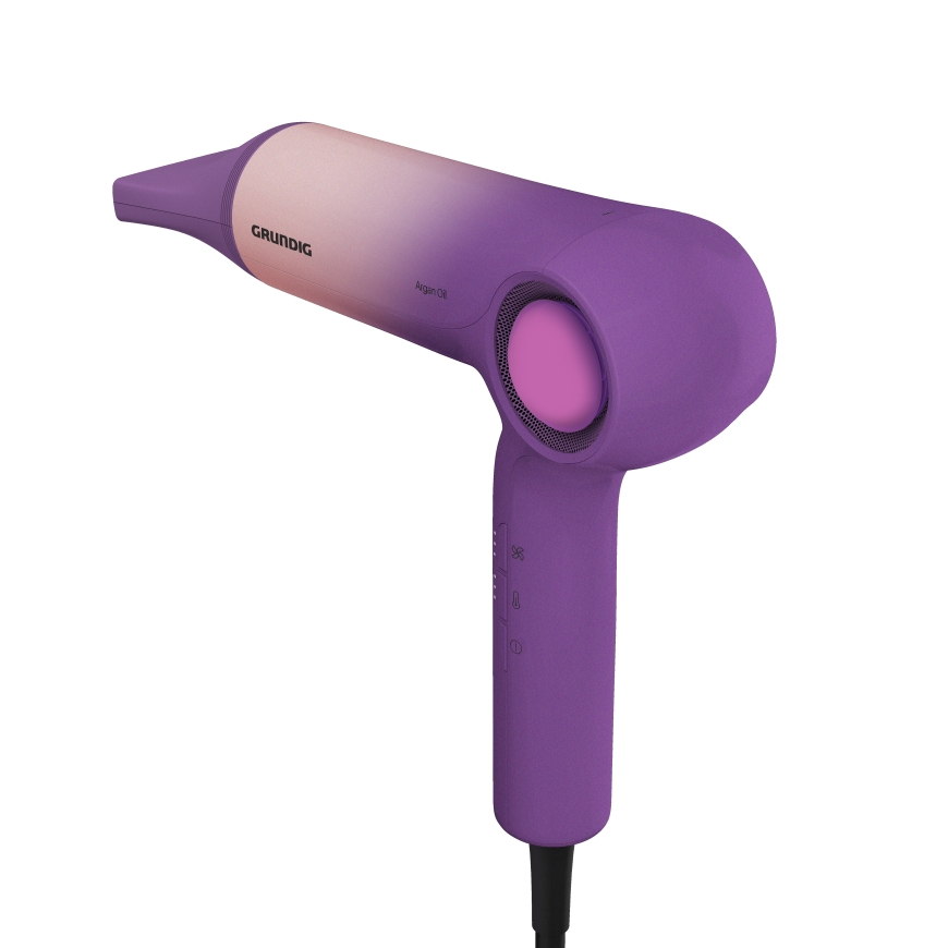 Grundig HD 9480 hiustenkuivain 1600 W Vaaleanpunainen, Purppura – 2