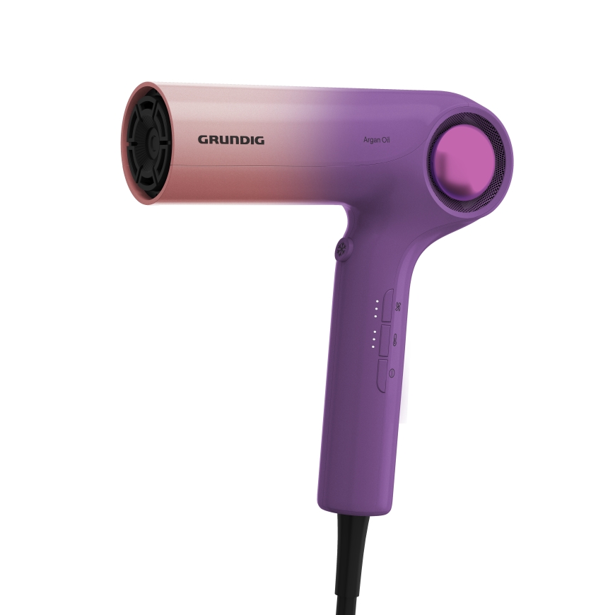 Grundig HD 9480 hiustenkuivain 1600 W Vaaleanpunainen, Purppura – 4