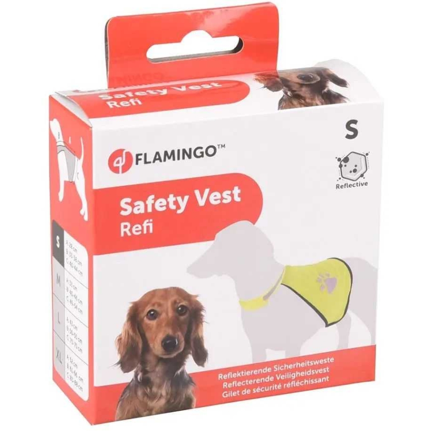 FLAMINGO Heijastava takki koirille "REFI" S 507677 – 2