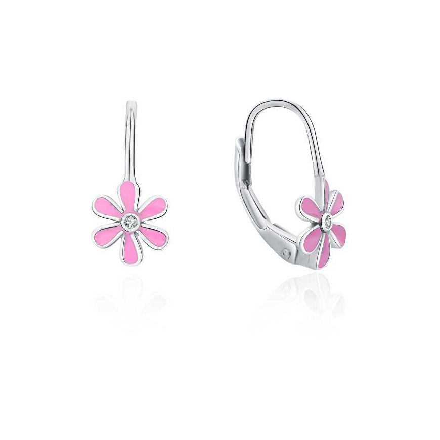 Delicate Silver Floral Earrings "Flowers" E0000137